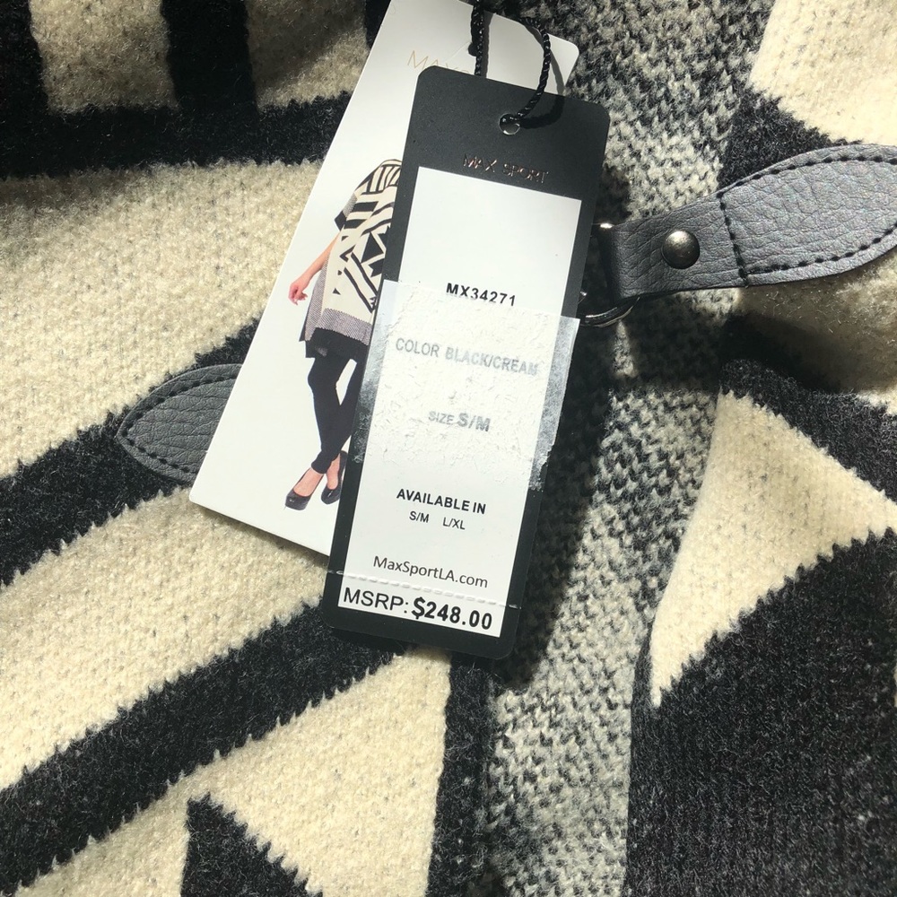 Maxsport Luxury Thick Geometric Cardigan - Picture 4 of 4